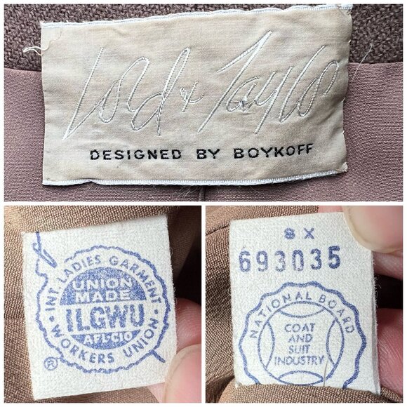 Vintage Lord & Taylor Wool Jacket Union Made XS - Picture 3 of 12